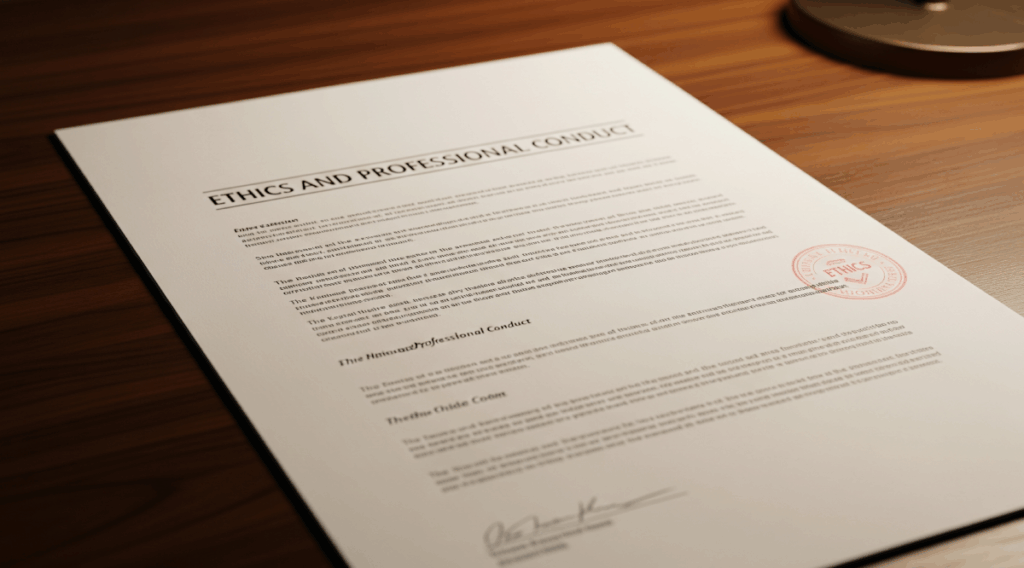 Ethics & Professional Conduct