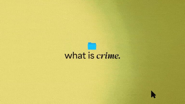 What is crime