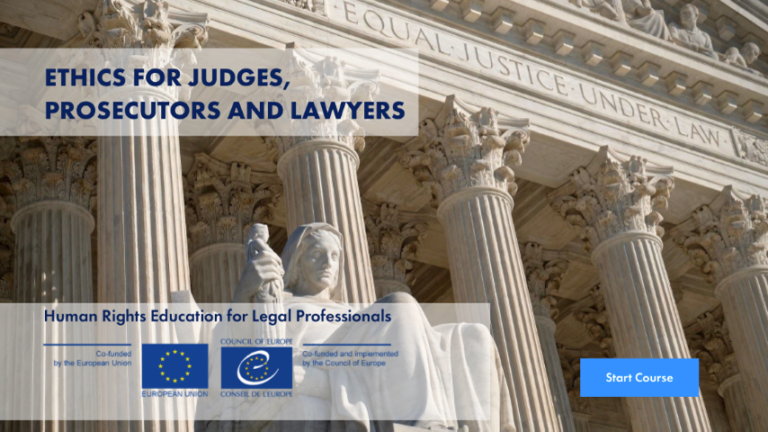 Ethics for Judges, Prosecutors and Lawyers