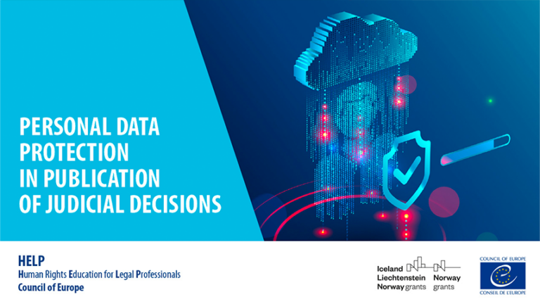 Personal Data Protection in Publication of Judicial Decisions