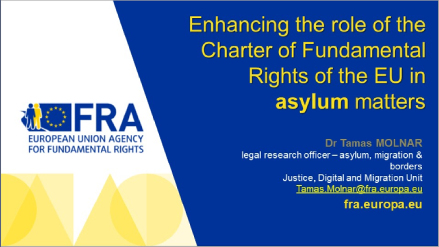 Enhancing the role of the Charter of Fundamental Rights of the EU in asylum matters