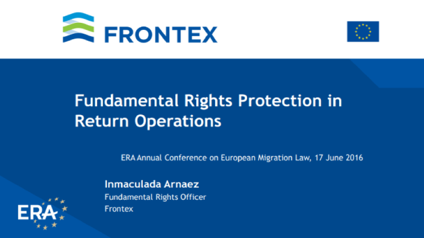 Fundamental Rights Protection in Return Operations