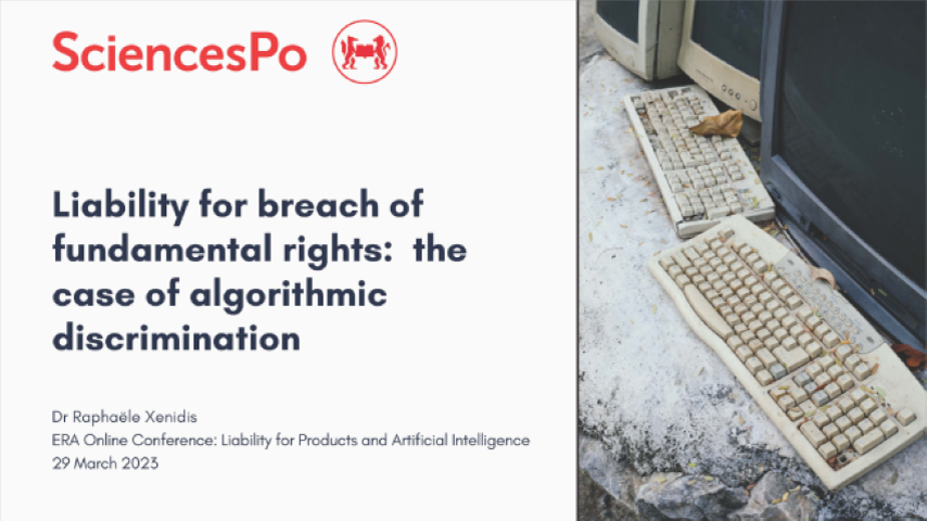 Liability for breach of fundamental rights The case of algorithmic discrimination