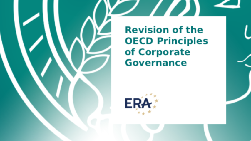 Revision of the OECD Principles of Corporate Governance