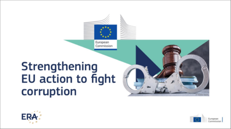 Strengthening EU action to fight corruption