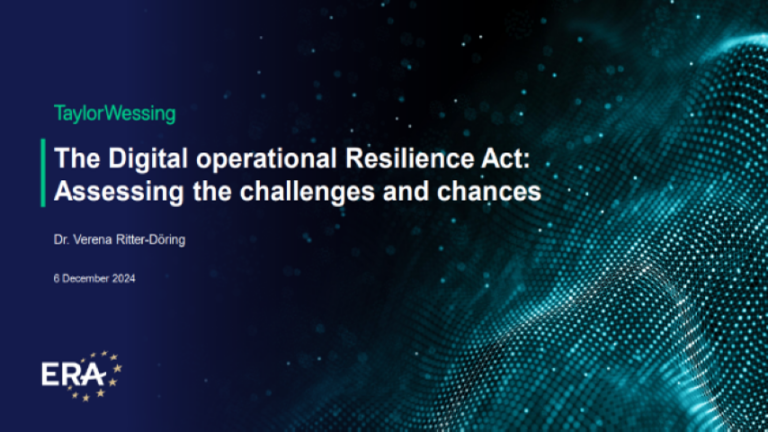 The Digital Operational Resilience Act Assessing the Challenges and Chances